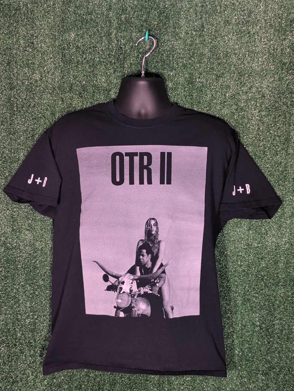 OTR II JAY-Z BEYONCE 2018 CONCERT 2-SIDED TOUR BLACK SHIRT Large